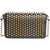 Christian Louboutin Clutch Zoompouch Spiked Black Leather Cross Body Bag