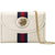 Gucci Shoulder Mini Rajah White Leather Cross Body Bag