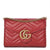 Gucci Chain Wallet Marmont Calfskin Matelasse Gg Red Leather Cross Body Bag