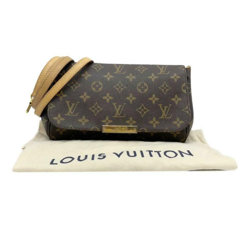 Louis Vuitton Brown Canvas Monogram Favorite MM Shoulder Bag Louis