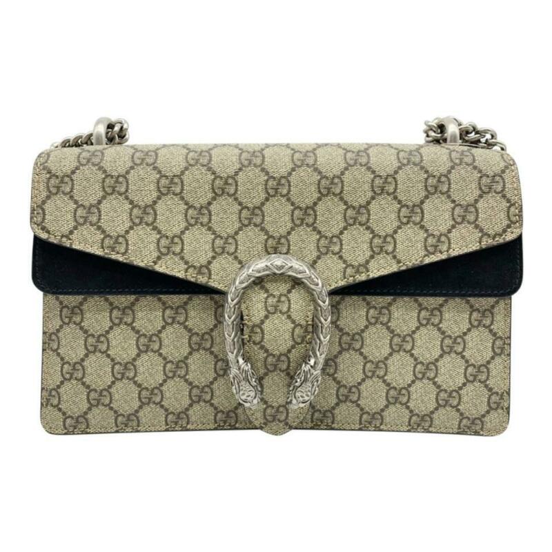 Dionysus GG Small Shoulder Bag in Beige - Gucci