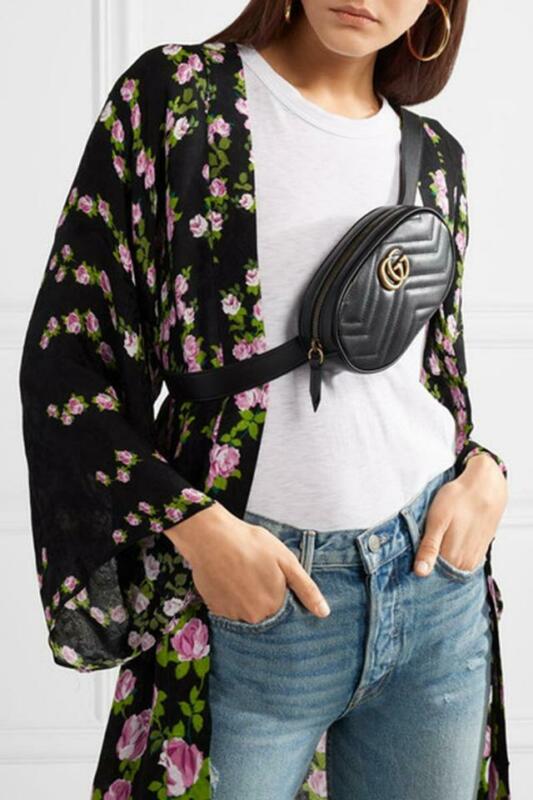 Gucci Matelasse Leather GG Marmont Belt Bag - Size 95 (SHF-17440