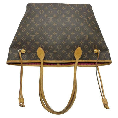 Louis Vuitton Neverfull Mm Pivoine Brown Monogram Canvas Tote