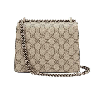 Gucci Dionysus Mini Beige Gg Supreme Canvas Shoulder Bag