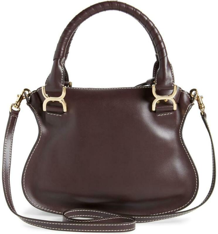 Chloé Black Mini Marcie Calfskin Satchel Bag