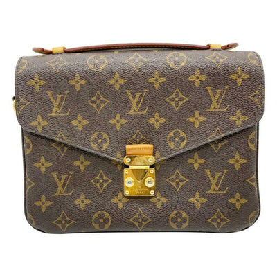 Louis Vuitton Crossbody Pochette Metis Brown Monogram Canvas Shoulder Bag