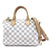 Louis Vuitton Speedy 25 Damier Azur Bandouliere White Coated Canvas Cross Body