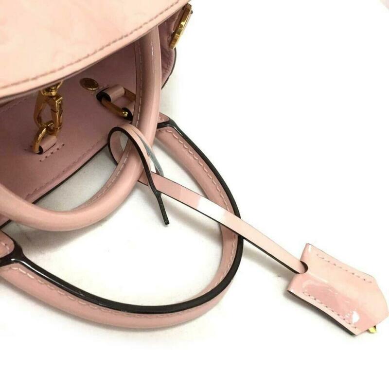 MINT! Louis Vuitton Montaigne MM Rose Ballerine Pink Empreinte Leather