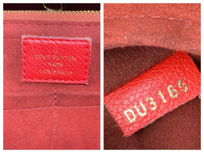 Pre-owned Louis Vuitton Kimono Leather Wallet In Red