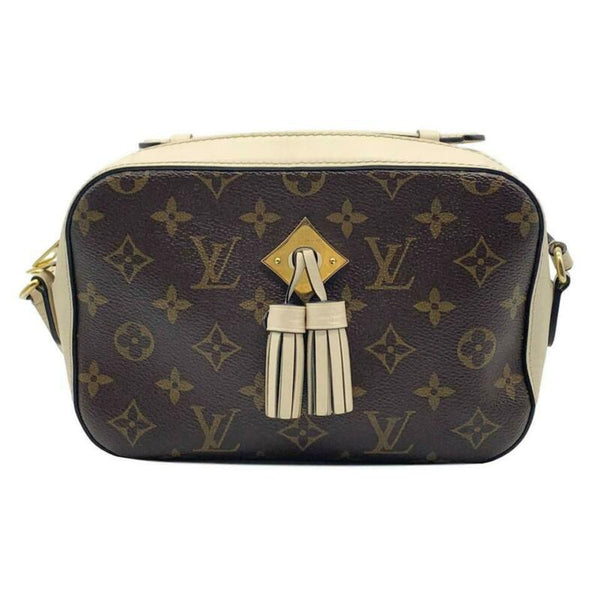 Louis Vuitton Saintonge Monogram Creme Shoulder Bag