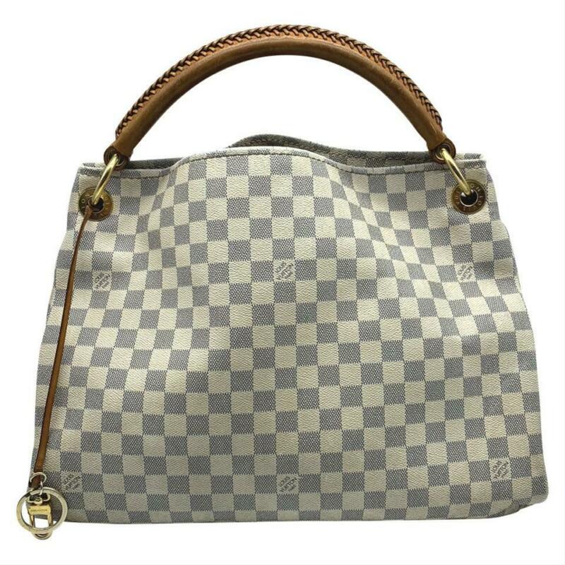 Louis Vuitton Damier Azur Artsy MM - White Hobos, Handbags - LOU761661