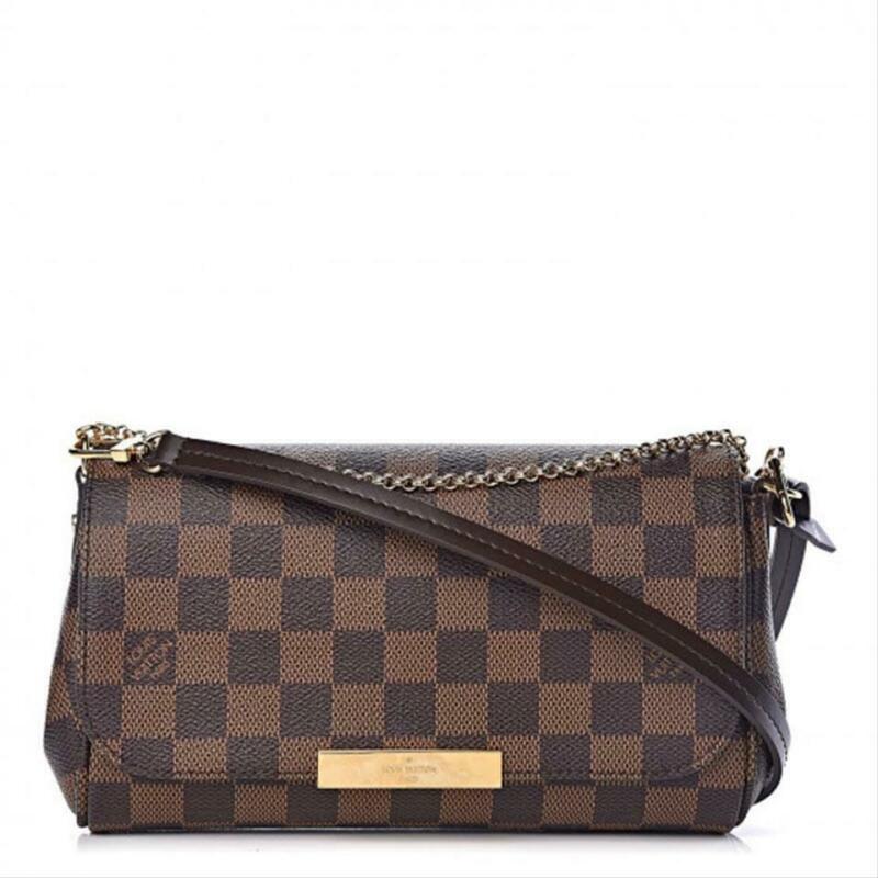 Louis Vuitton Favorite Pm Brown Damier Ébène Canvas Shoulder Bag