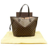 Louis Vuitton Neverfull Mm Rose Ballerine Brown Damier Ébène Canvas Tote