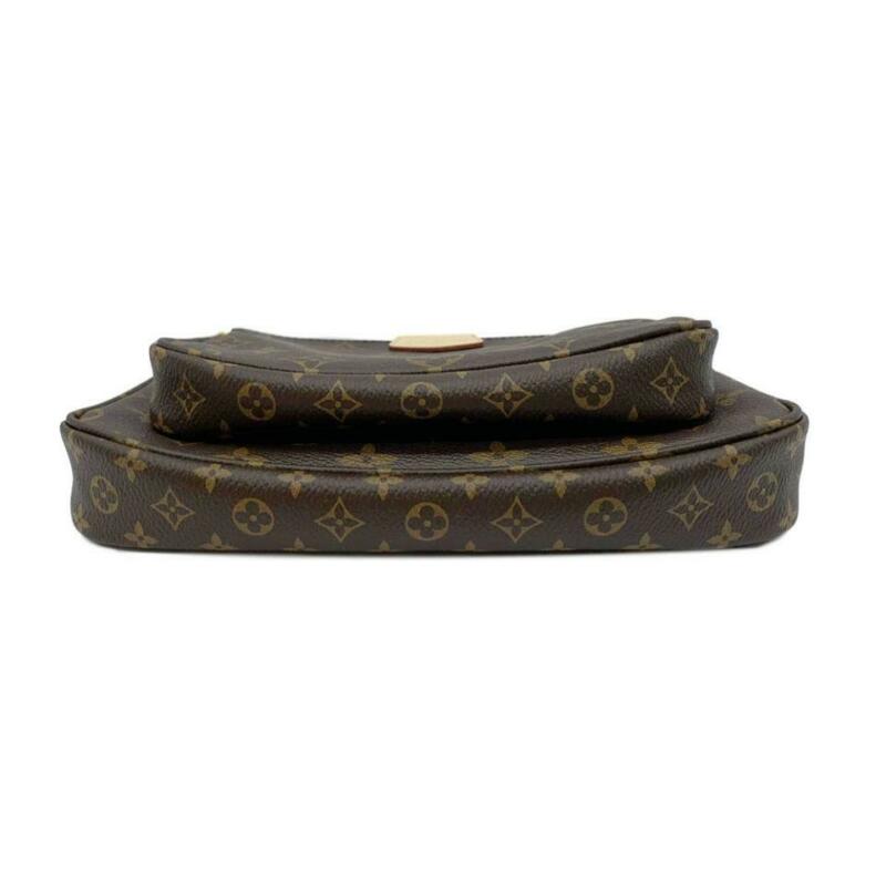 Louis Vuitton Belt Pochette Monogram Brown in Coated Canvas with Gold-Tone  - US