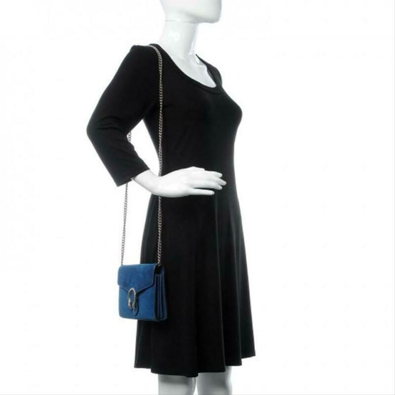 Fashionable & Elegant Black Dionysus Style Bag, With Chain Strap