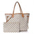 Louis Vuitton Neverfull Mm with Pouch White Damier Azur Canvas Tote