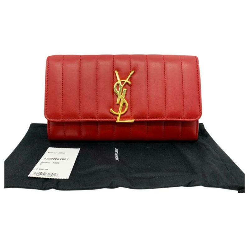 Leather wallet VICTORIA'S SECRET Red in Leather - 14640332