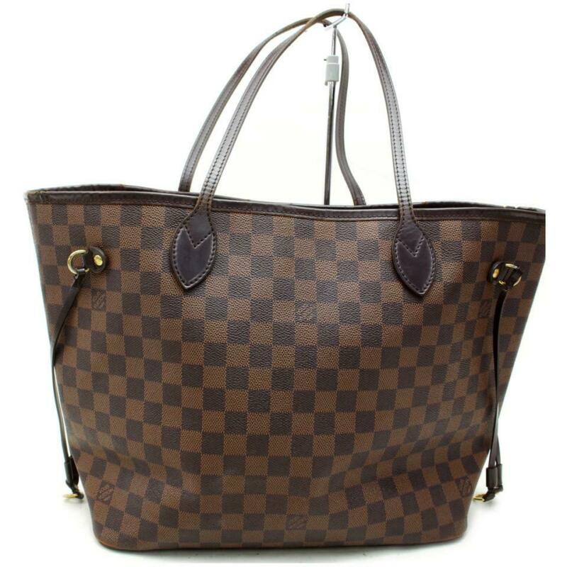 Louis Vuitton Neverfull Mm Brown Damier Ébène Canvas Tote