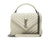 Saint Laurent Women's Medium Monogramme College White Leather Shoulder Bag