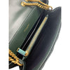 Saint Laurent Monogram Loulou Small Green Velvet Shoulder Bag