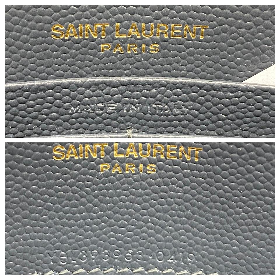 Saint Laurent Black Chevron Quilted Leather Monogram Envelope Shoulder Bag  Saint Laurent Paris