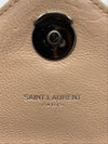 Saint Laurent Collège Monogram Envelop Classic Beige Leather Shoulder Bag