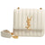 Saint Laurent Crossbody Vicky Medium White Leather Shoulder Bag