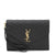 Saint Laurent Envelope Clutch Monogram Black Leather Wristlet