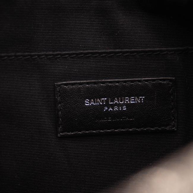 Saint Laurent Lou Camera Suede Monogram Small Fog Cross Body Grey Leat -  MyDesignerly