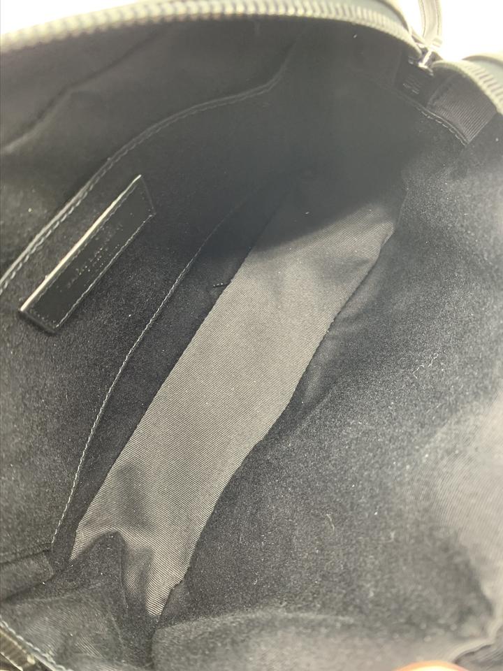 Saint Laurent Lou Matelasse Calfskin Leather Camera Bag in Noir