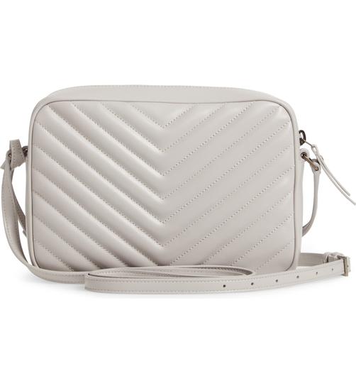 Saint Laurent Small Loulou Monogram Quilted Leather Crossbody White -  MyDesignerly