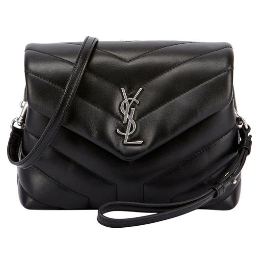 Saint Laurent Monogram Loulou Crossbody Toy Black Leather Shoulder Bag