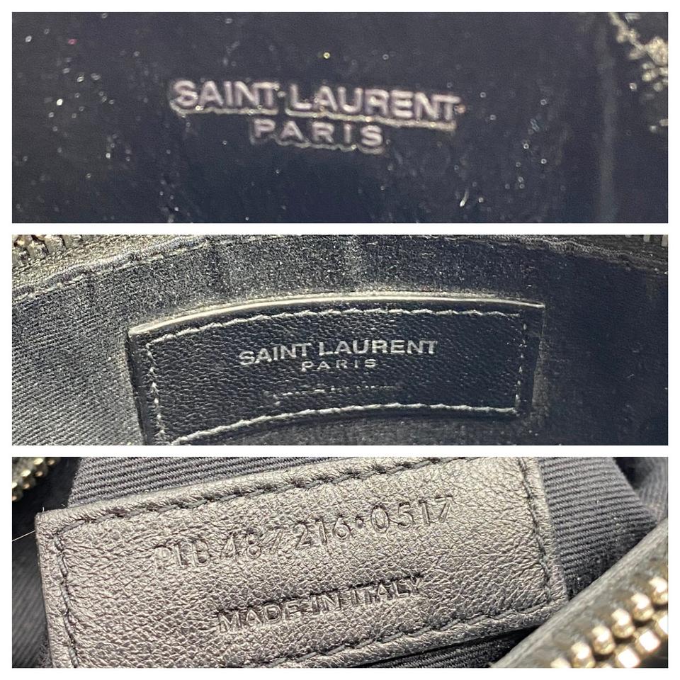 Saint Laurent Monogram Patent Leather Shoulder Bag – Uptown