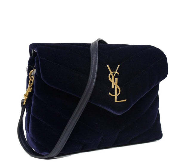 NEW Saint Laurent Toy Loulou Strap Bag in Quilted Y Shoulder Bag Black -  MyDesignerly