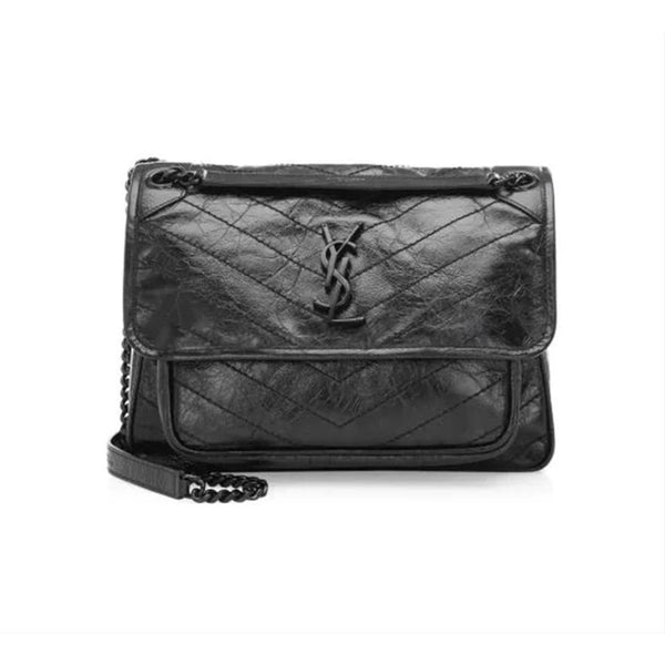 Saint Laurent Medium Niki Leather Shoulder Bag