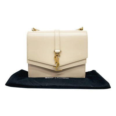 Sulpice handbag Saint Laurent Beige in Suede - 32107804