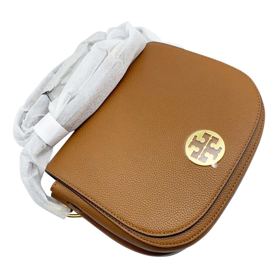 Leather handbag Tory Burch Brown in Leather - 41780687