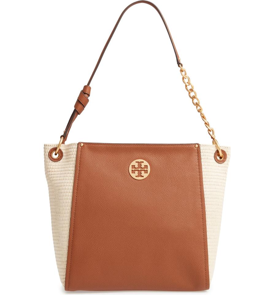 Authentic* Tory Burch Pebble Leather Shopping Shoulder Tote Bag