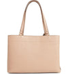 Tory Burch Mcgraw Slouchy Chain Shoulder Slouchy Devon Sand Beige Leather Tote