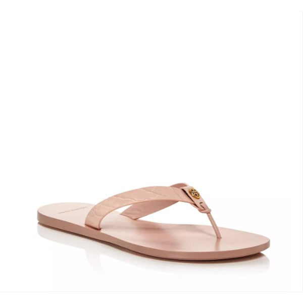 Tory Burch Rubber T-Strap Sandals - Pink Sandals, Shoes