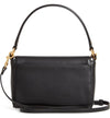 Tory Burch Top Handle Mini Miller Black Leather Shoulder Bag