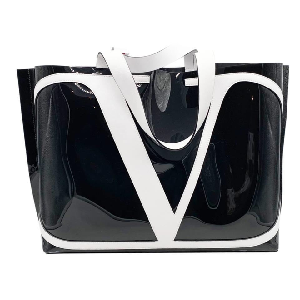 VALENTINO Vlogo Escape Small Leather Shoulder Bag White
